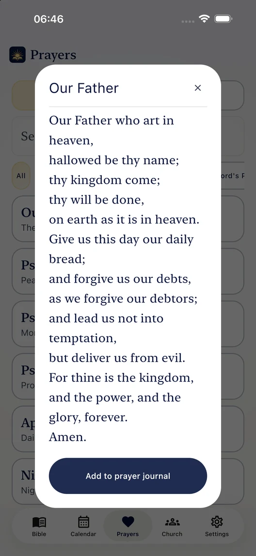 Prayers in Lux Mundi