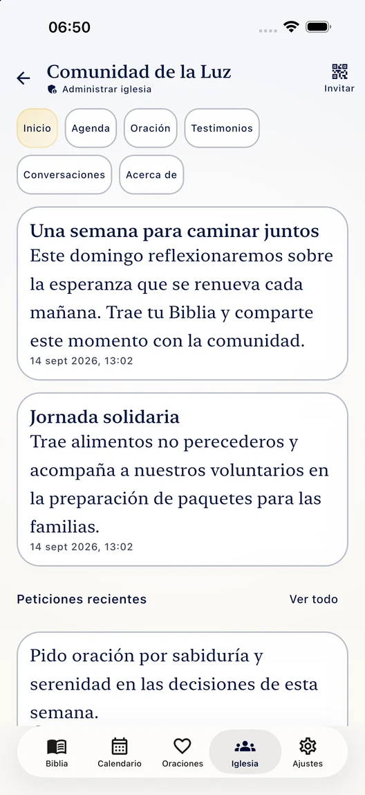 Vida en comunidad en Lux Mundi