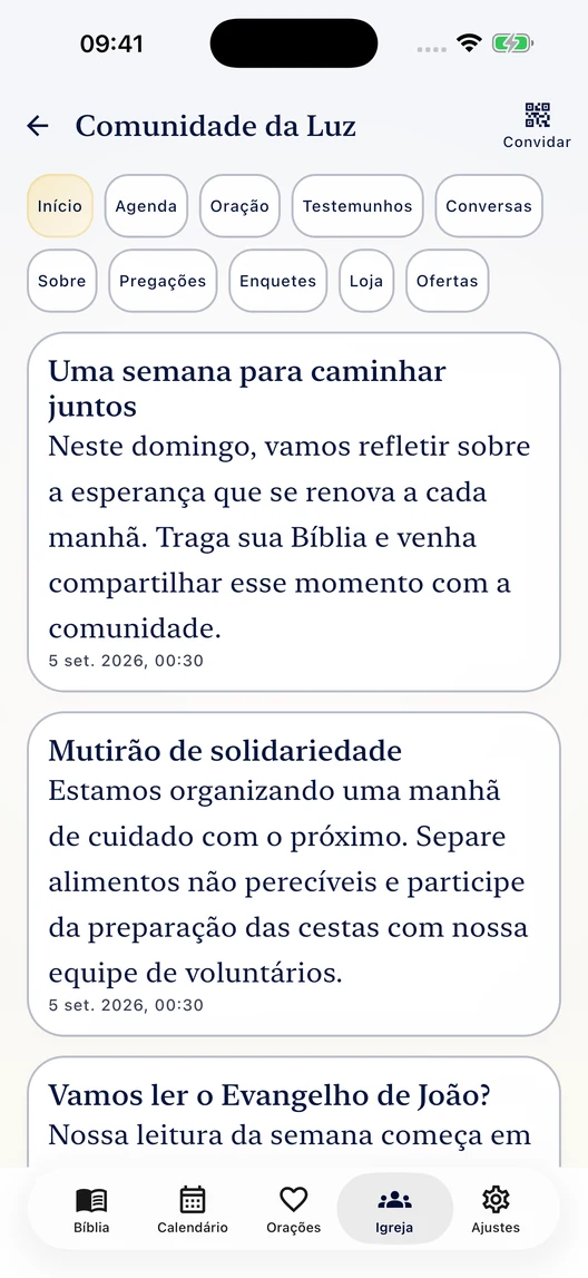 Vida em comunidade no Lux Mundi